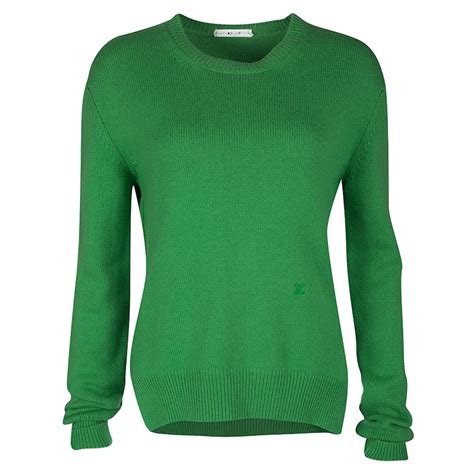 celine green sweater|celine cashmere sweater.